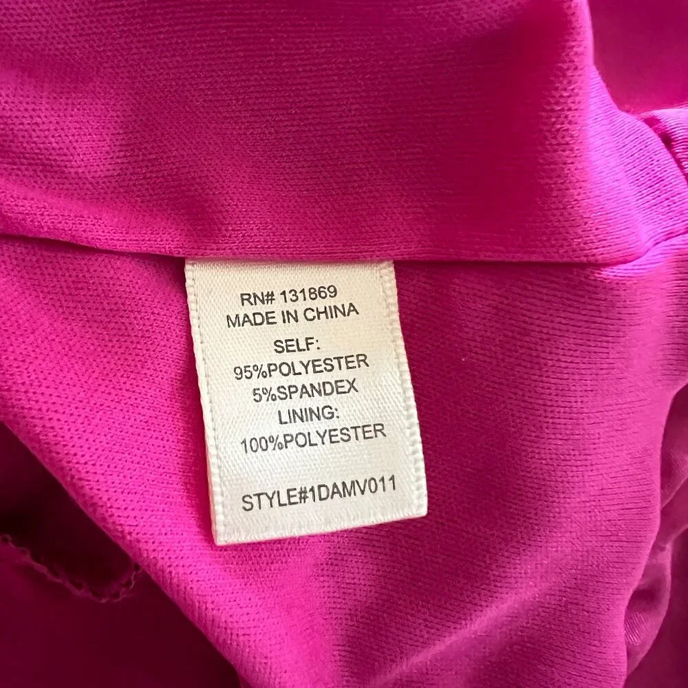 Thirty Thirty - Spaghetti Strap Peplum Top - Pink - Small